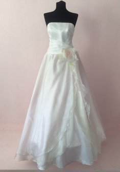 Свадебное платье С63202. С пышной юбкой, длинное без шлейфа.